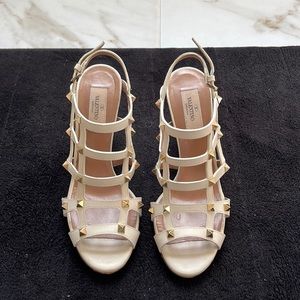 Valentino Rockstud Caged Sandals